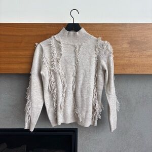 One Grey Day Turtleneck Sweater, Size XS